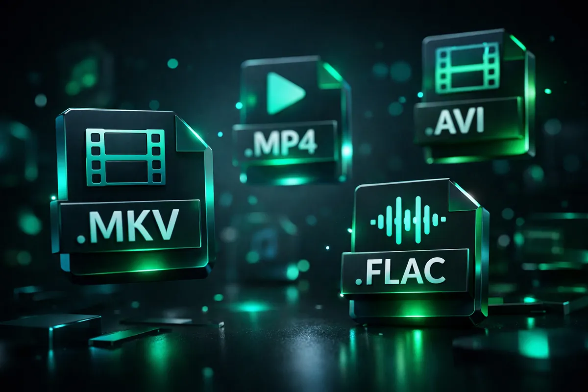 Video and audio formats supported by X Codec Pack - MKV, MP4, HEVC, AV1, FLAC